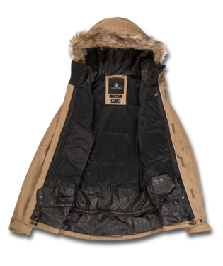 MANTEAUX VOLCOM SHADOW INSULATED JACKET - COFFEE