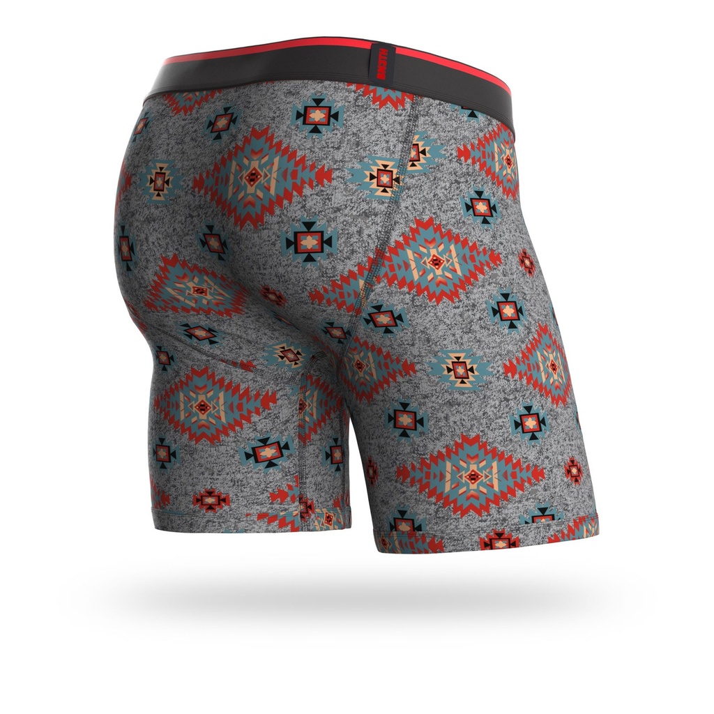 BOXER BN3TH CLASSIC BRIEF PRINT - TAPESTRY HEATHER