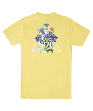 T-SHIRT ELEMENT GENTIANA TEE - CREAM GOLD