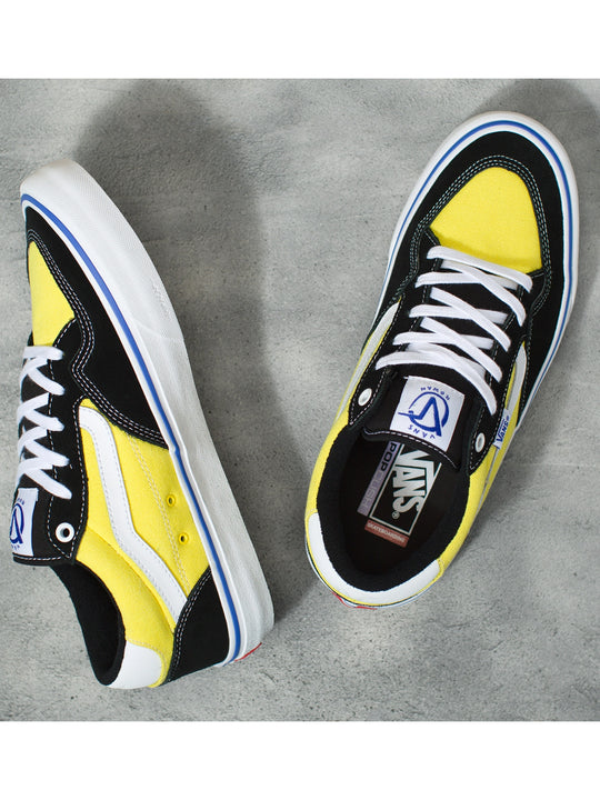 SOULIER VANS ROWAN - BLACK/BLAZING YELLOW