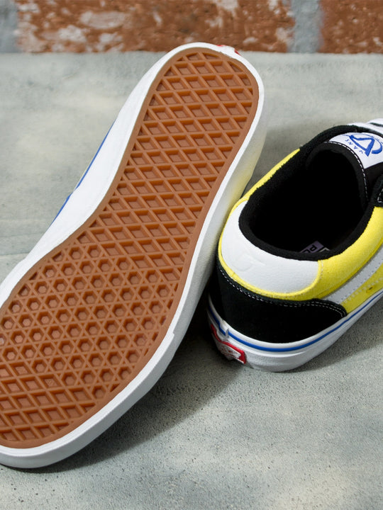 SOULIER VANS ROWAN - BLACK/BLAZING YELLOW