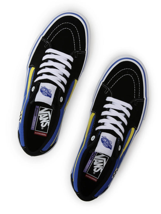 SOULIER VANS SKATE SK8-LOW - BLACK/DAZZLING BLUE