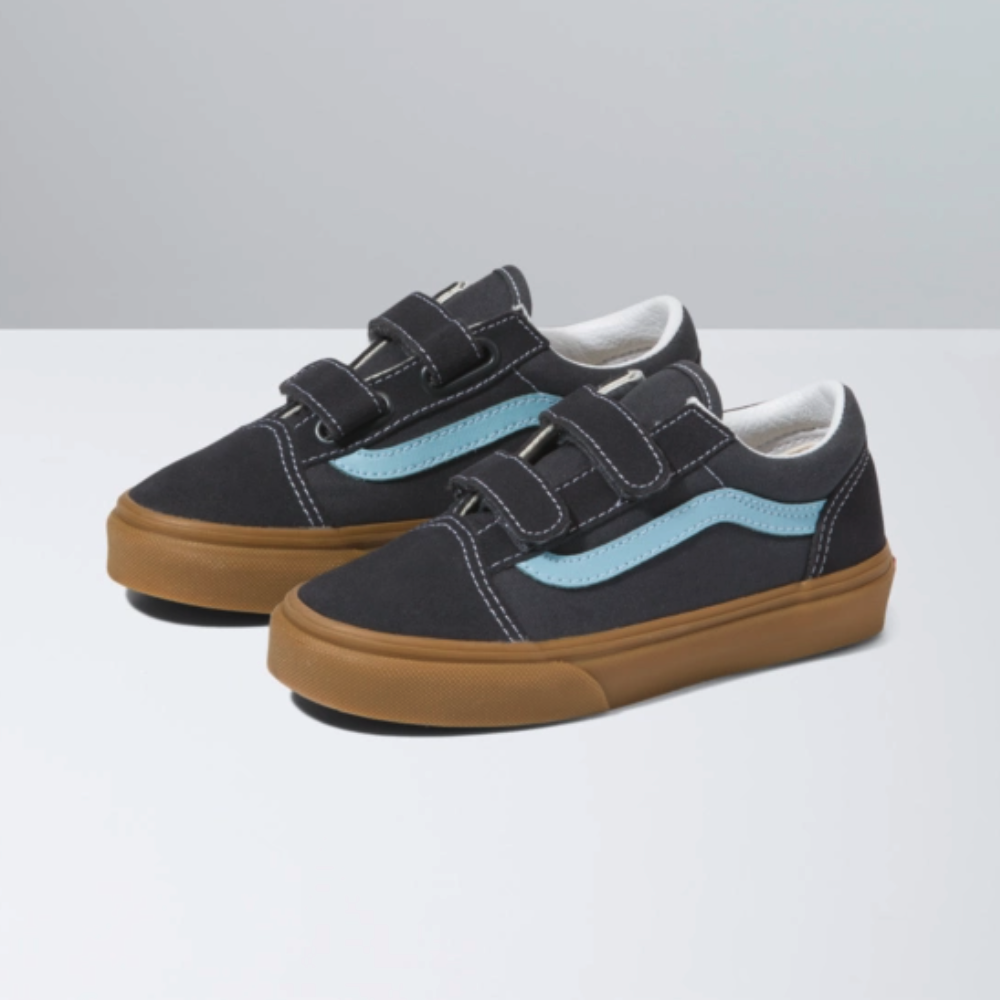 Soulier Vans Old Skool V Enfants - (Gum) Asphalt/Aquatic