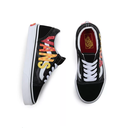 Soulier Vans Old Skool Enfants - (FLAME LOGO REPEAT) NOIR