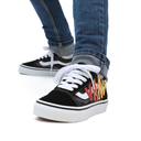 Soulier Vans Old Skool Enfants - (FLAME LOGO REPEAT) NOIR