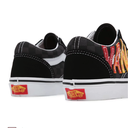 Soulier Vans Old Skool Enfants - (FLAME LOGO REPEAT) NOIR