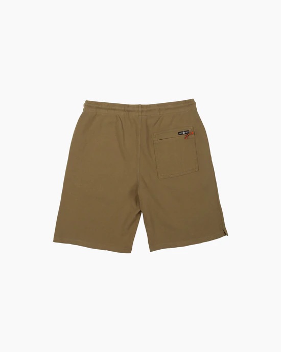 SHORT SALTY CREW RESIN PIGMENT SWEATSHORT - DUSTY OLIVE