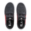 SOULIER LAKAI GRIFFIN KIDS - CHARCOAL/FLAME/SUEDE