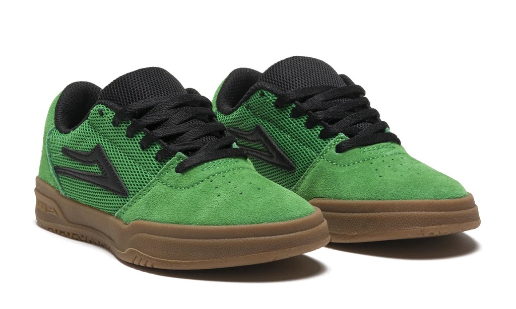 SOULIER LAKAI BRIGHTON KIDS - VERT SUEDE
