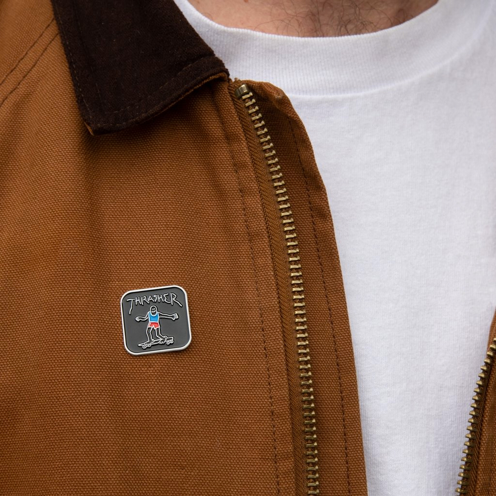 PIN THRASHER GONZ LAPEL PIN 