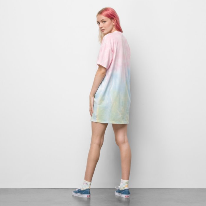 ROBE VANS POPSICLE TIE DYE DRESS POUR FEMME - ORCHID PINK