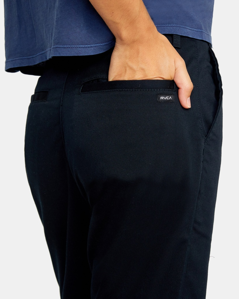 PANTALON RVCA WEEKEND STRETCH POUR FEMME - NOIR