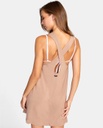 ROBE RVCA TRIPPED UP COVER-UP - WOOD