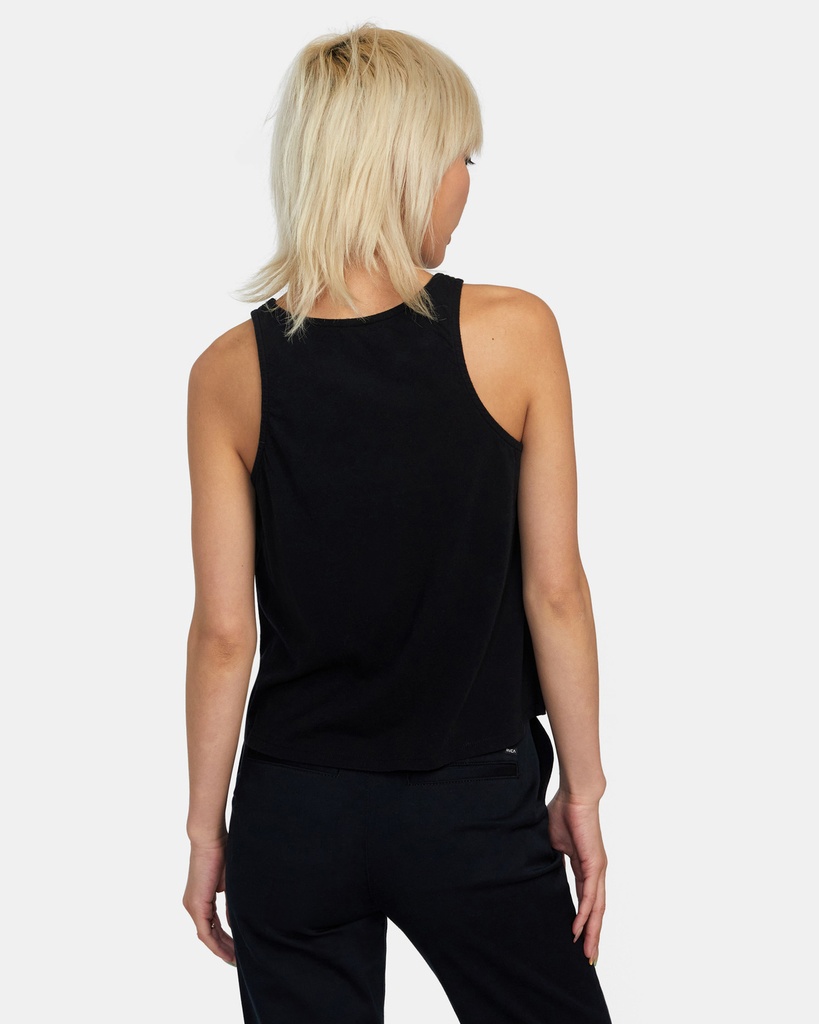 CAMISOLE RVCA TIGHER GRAPHIC TANK POUR FEMME - NOIR