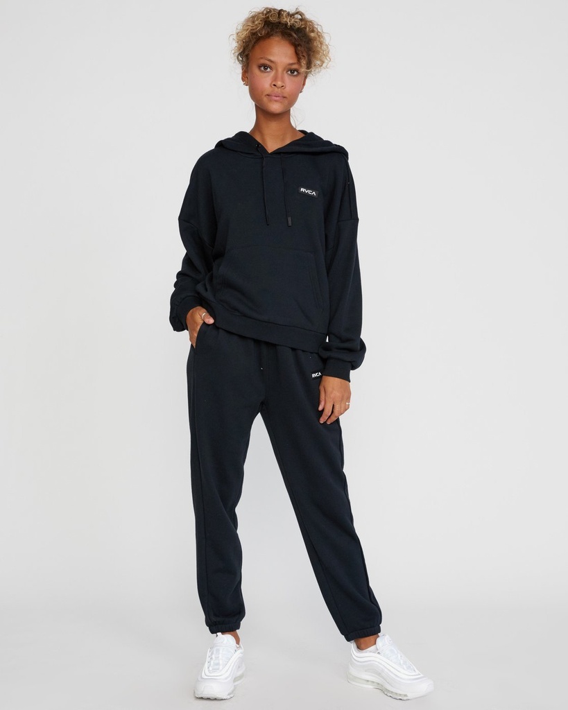 PANTALON RVCA ESSENTIAL JOGGER SWEATPANTS POUR FEMME - NOIR