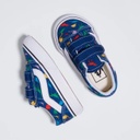 SOULIER VANS TODDLER OLD SKOOL V DINO - MULTI/TRUE WHITE