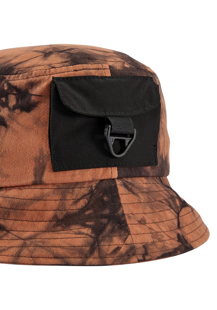 CHAPEAU NIXON TRIFLE BUCKET HAT - BRUN/NOIR