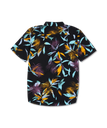 CHEMISE VOLCOM LEAF SPRAY WOVEN SHORT SLEEVE - NOIR