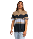 POLO VOLCOM HEAVY DAZE SHORT SLEEVE - DARK KHAKI