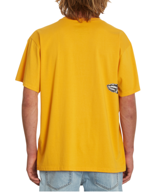 T-SHIRT VOLCOM SKATE VITALS HEADACHE SHORT SLEEVE - SUNBURST