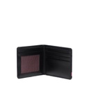 PORTEFEUILLE HERSCHEL ROY+ POLY BLACK CROSSHATCH