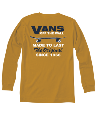LONG SLEEVE T-SHIRT VANS JUNIOR MADE TO LAST - GOLDEN YELLOW