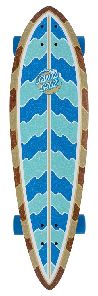 COMPLETE SANTA CRUZ PINTAIL STIPPLE WAVE DOT 9.2x33