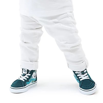 SOULIER VANS BÉBÉ SK8-HI ZIP - MYTHICAL GLOW DEEP TEAL