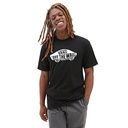 T-SHIRT VANS CLASSIC FRONT LOGO SHORT SLEEVE TEE - NOIR/BLANC