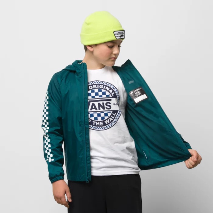 COUPE-VENT VANS JUNIOR GARNETT WINDBREAKER - DEEP TEAL