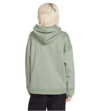 COTON OUATÉ VOLCOM STONE HEART II PULL OVER HOODIE POUR FEMME - LIGHT ARMY