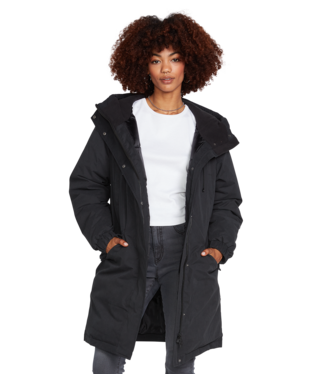 MANTEAU VOLCOM SLEEPI PUFF PARKA POUR FEMME - NOIR