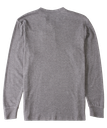 LONG SLEEVE ELEMENT BARRY THERMAL HENLEY - CHARCOAL HEATHER