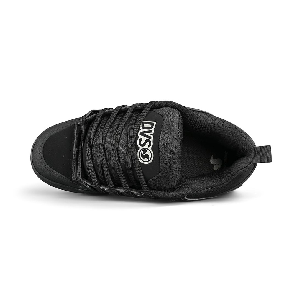 SOULIER DVS COMANCHE BLACK REFLECTIVE/CHARCOAL NUBUCK BLACK
