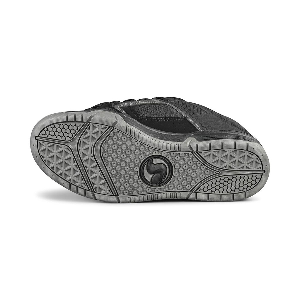 SOULIER DVS COMANCHE BLACK REFLECTIVE/CHARCOAL NUBUCK BLACK