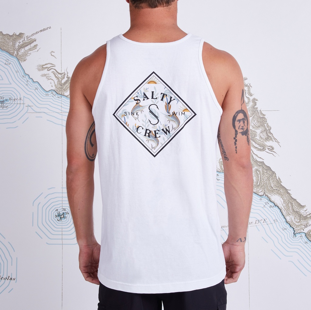 CAMISOLE SALTY CREW TIPPET TACKLE TANK - BLANC