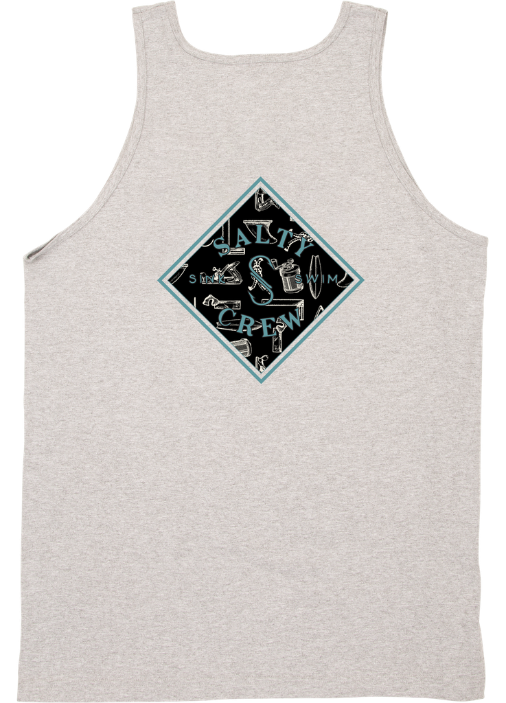 CAMISOLE SALTY CREW TIPPET TACKLE TANK - ATHLETIC HEATHER