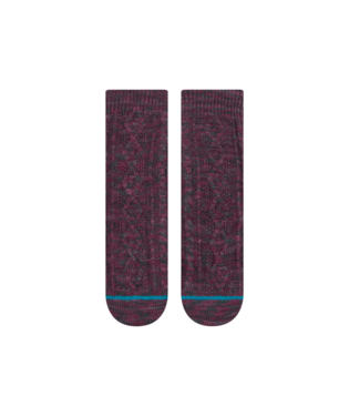 BAS STANCE HEAVY CUSHION HABITAT SLIPPER - BURGUNDY 