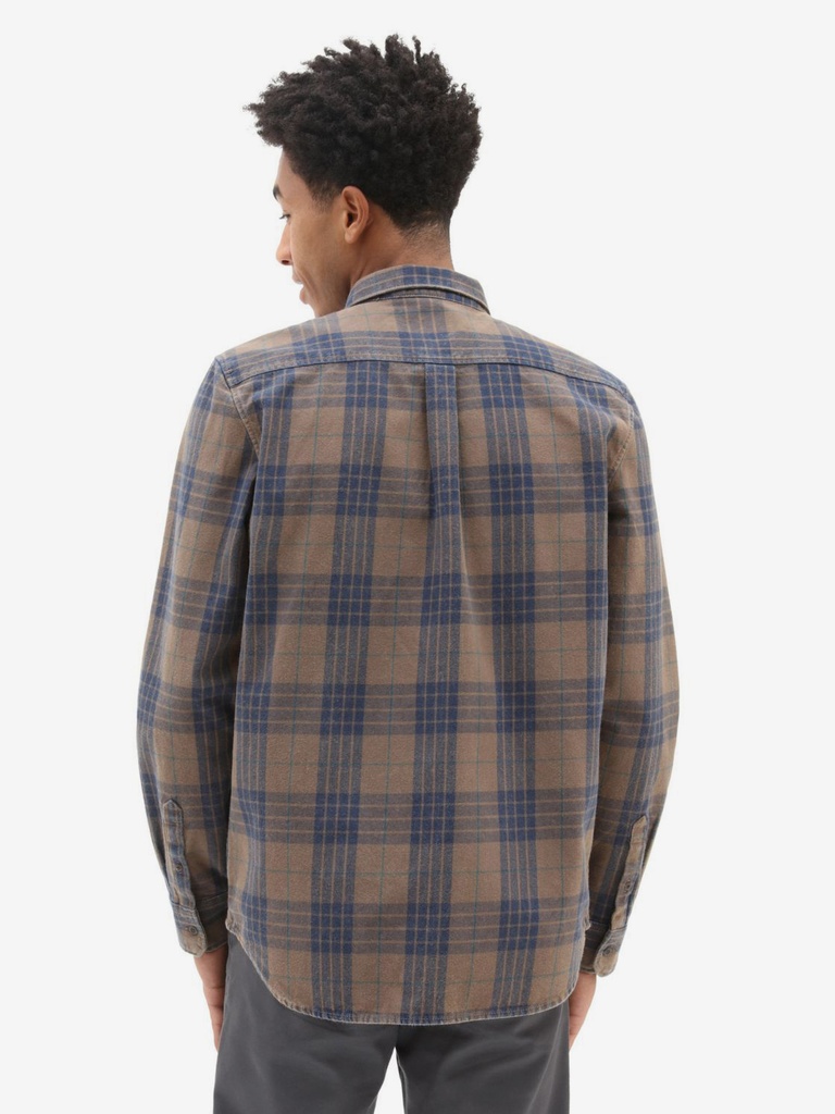 CHEMISE VANS GONZALES LONG SLEEVE WOVEN SHIRT - CANTEEN