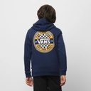 COTON OUATÉ VANS JUNIOR CIRCLED CHECKER PULL OVER - DRESS BLUES