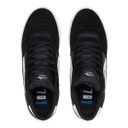 SOULIER LAKAI CAMBRIDGE MID - NOIR/BLANC/SUEDE