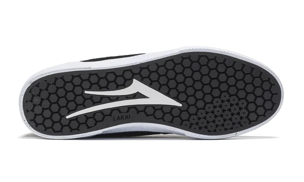 SOULIER LAKAI CAMBRIDGE MID - NOIR/BLANC/SUEDE