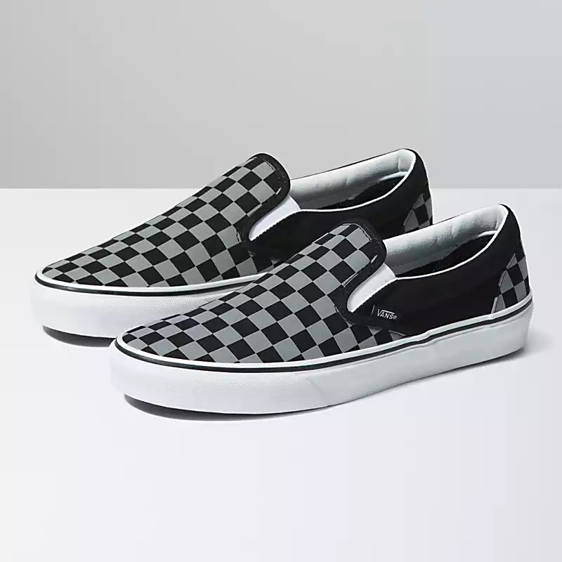 SOULIER VANS CLASSIC SLIP-ON - COSMIC CHECK REFLECTIVE