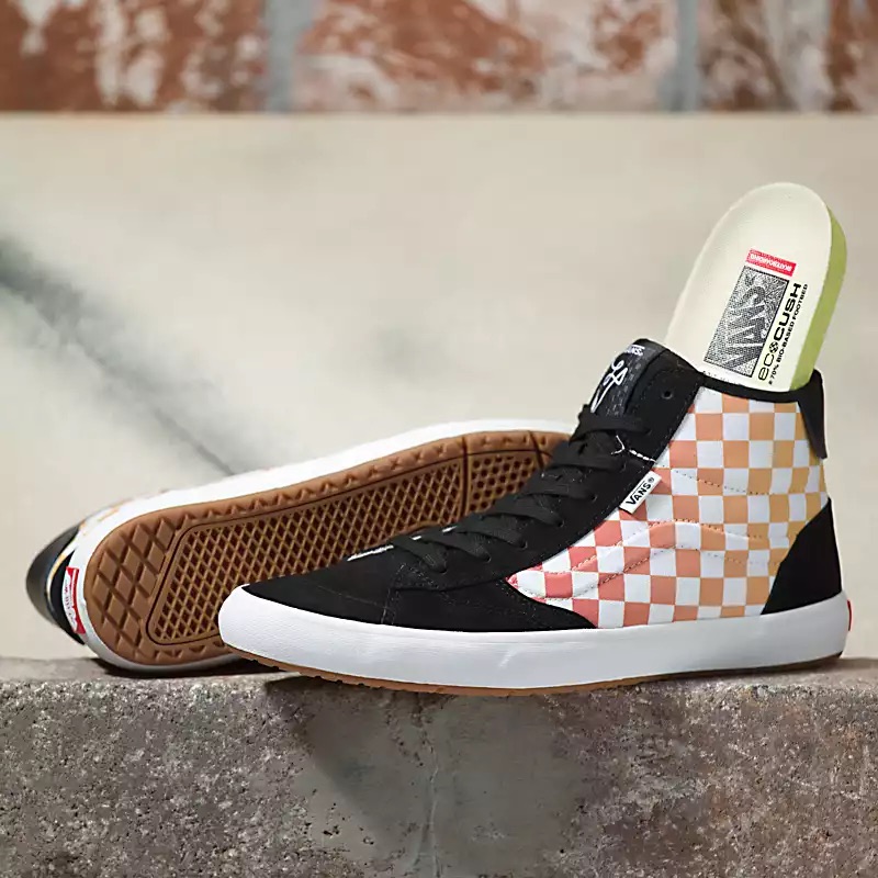 SOULIER VANS THE LIZZIE - CHECKERBOARD/NOIR MULTI