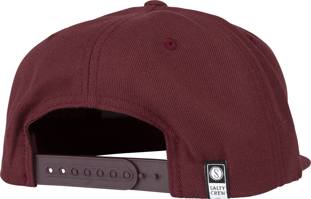 CASQUETTE SALTY CREW BACKSTAY 6 PANEL - BURGUNDY
