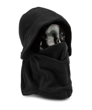 CACHE-COU VOLCOM JUNIOR POLAR FLEECE HOOD - NOIR