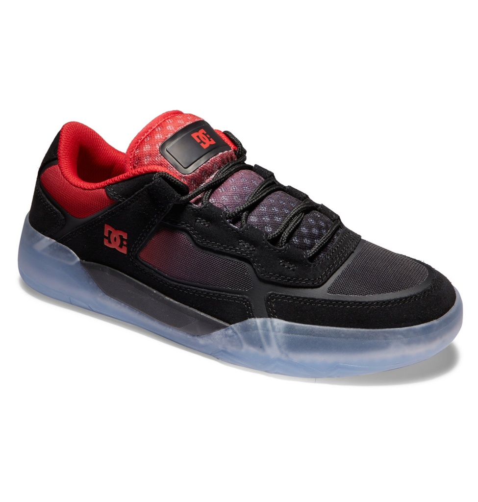 SOULIER DC METRIC SKATE SHOES - NOIR/ROUGE