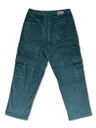 JEANS FROSTED CARGO CORDS PANTS - FOREST GREEN