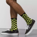 BAS VANS CHEKERBOARD CREW - LIME PUNCH