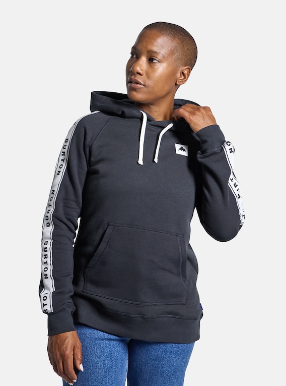 COTON OUATÉ BURTON LOST THINGS PULL OVER HOODIE POUR FEMME - NOIR